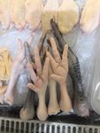 冷冻海鲜与鸡爪陈列展示