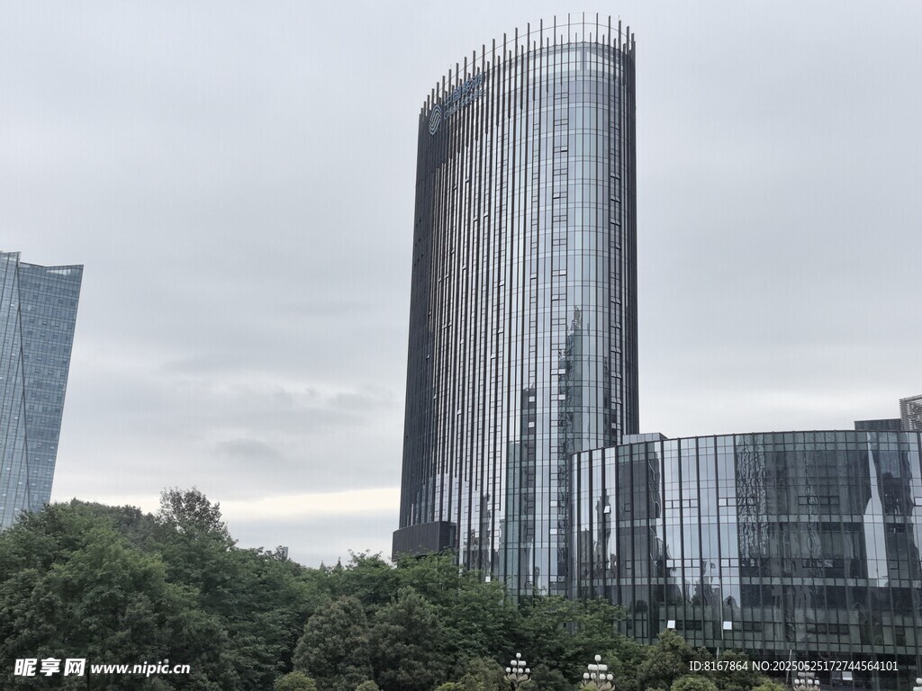 现代都市摩天大楼景观