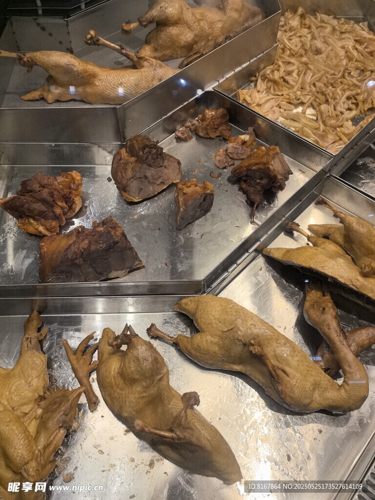卤味熟食展示