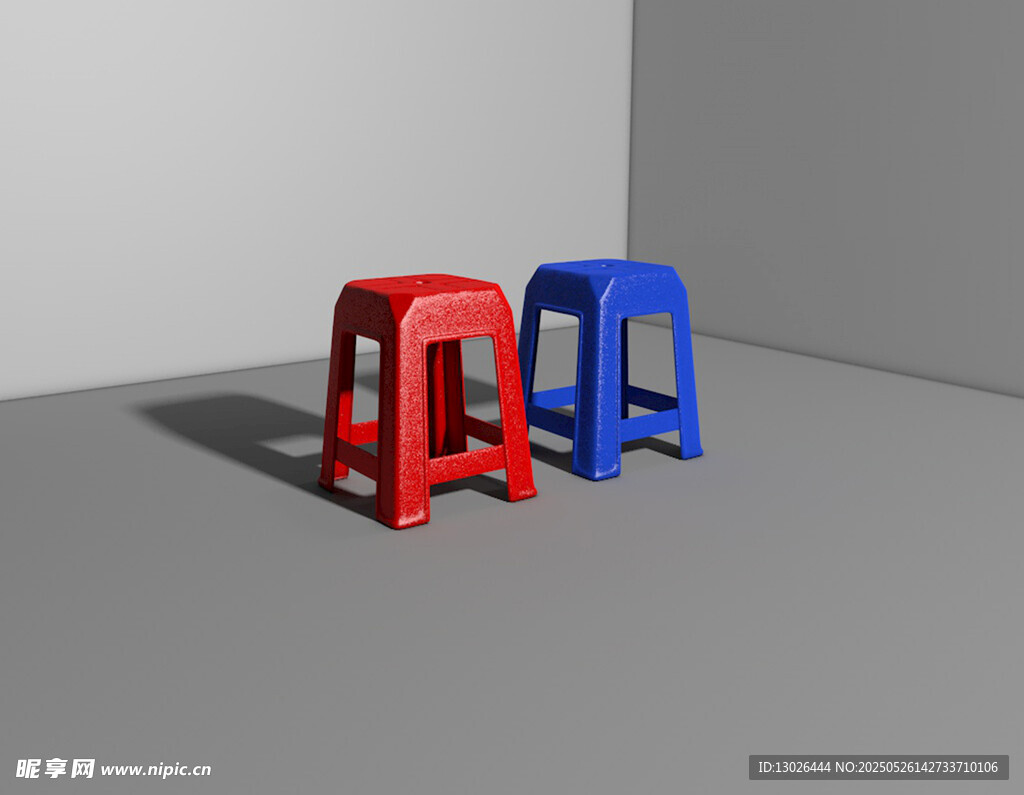 塑料椅子C4D模型