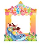 欢乐儿童车游玩场景