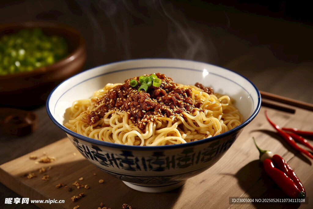 美味肉酱拌面诱人呈现