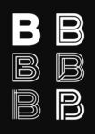字母B英文字体设计