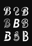 字母B英文字体设计
