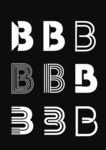 字母B英文字体设计