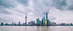 上海外滩城市天际线景观