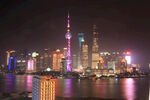 上海外滩璀璨夜景风光