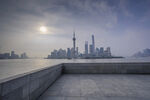 上海外滩城市天际线景观