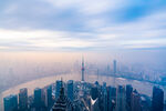 上海城市天际线壮丽景观