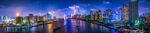城市璀璨夜景灯光秀