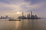 上海外滩壮丽城市天际线