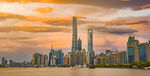 上海城市天际线壮丽景观