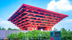 中国红传统建筑东方之韵