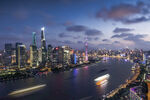 上海外滩璀璨夜景风光