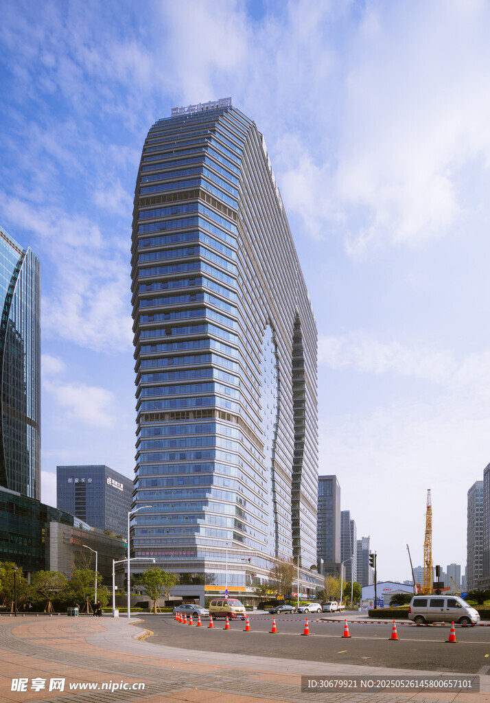 现代都市摩天大楼景观