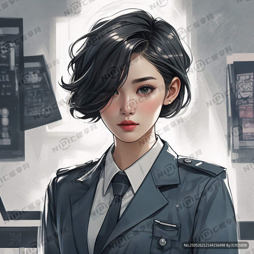 女检察官形象 短发