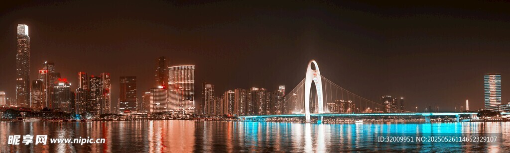 城市璀璨夜景灯光秀