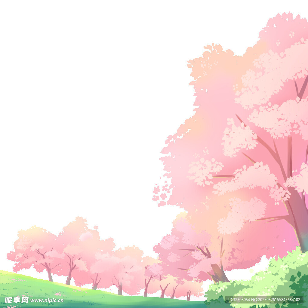 春日烂漫樱花林
