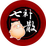 可爱小猪七补散图标