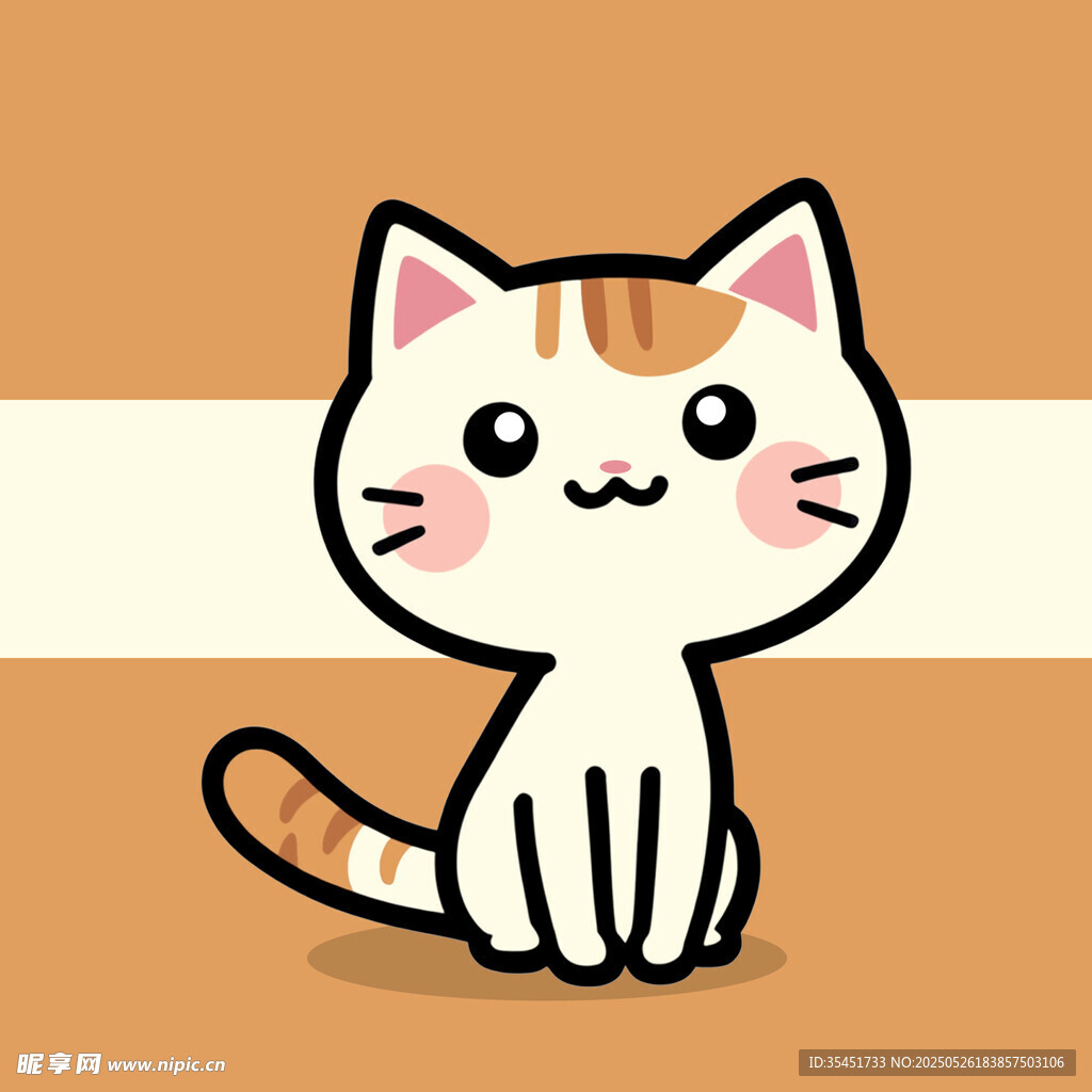 可爱猫咪卡通形象