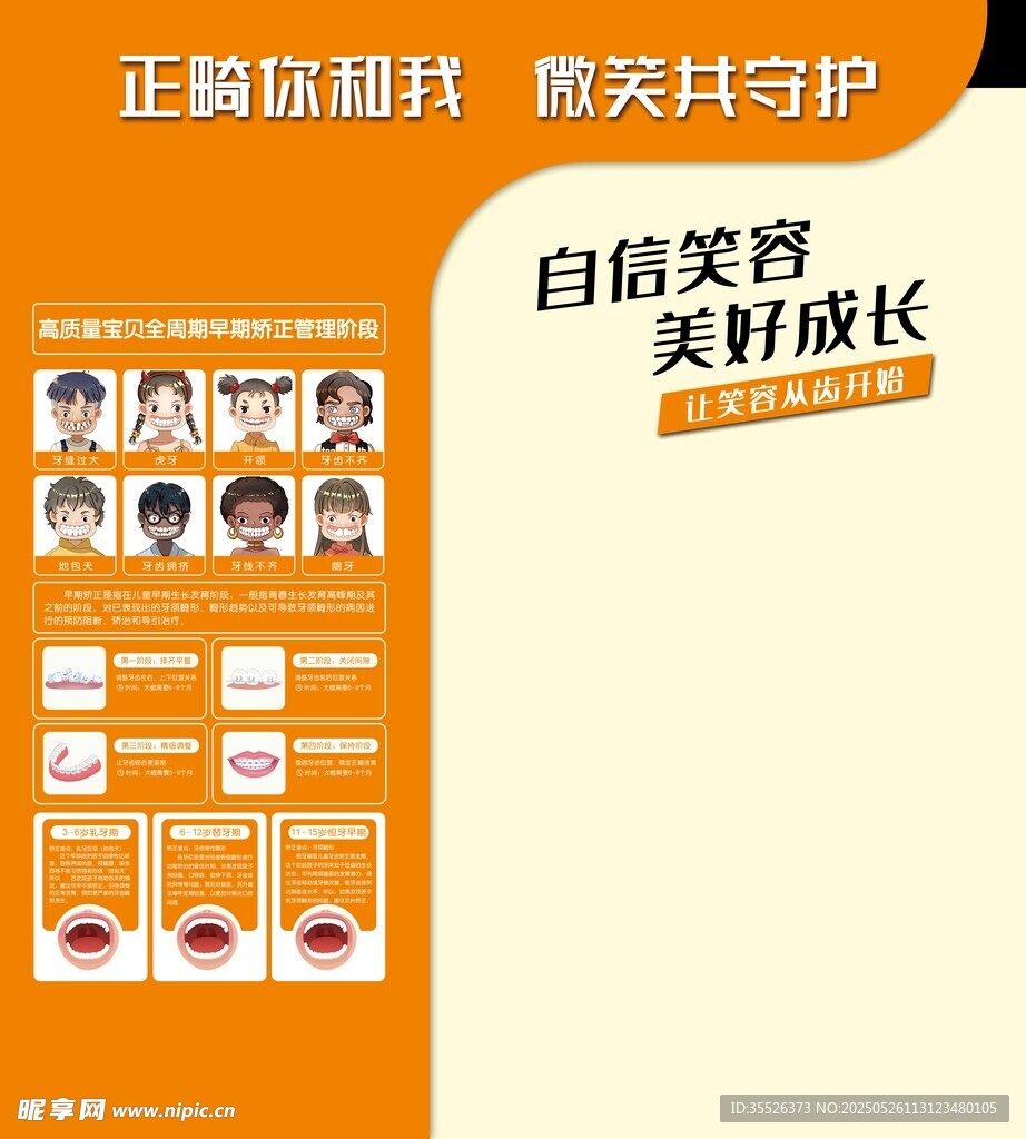 口腔照片墙