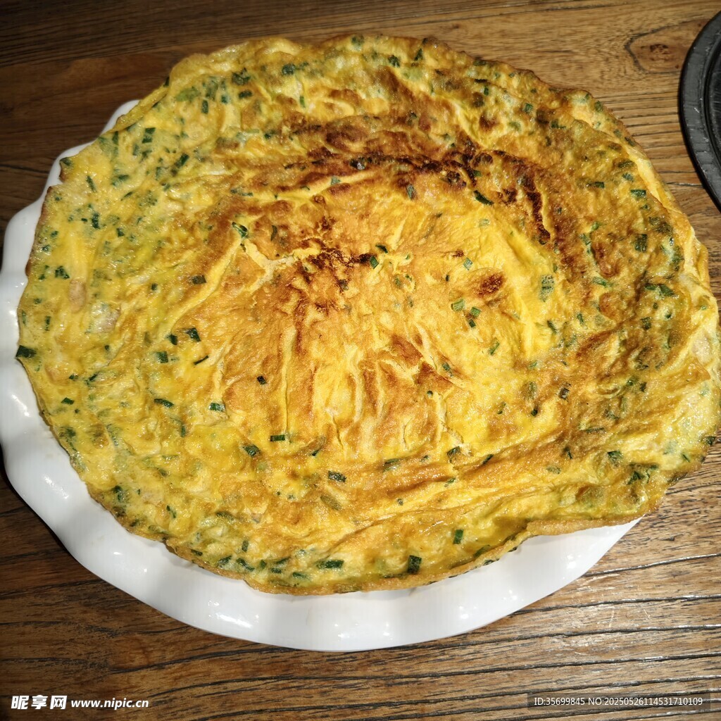 野菜煎蛋