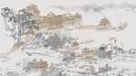 水墨山水风景图