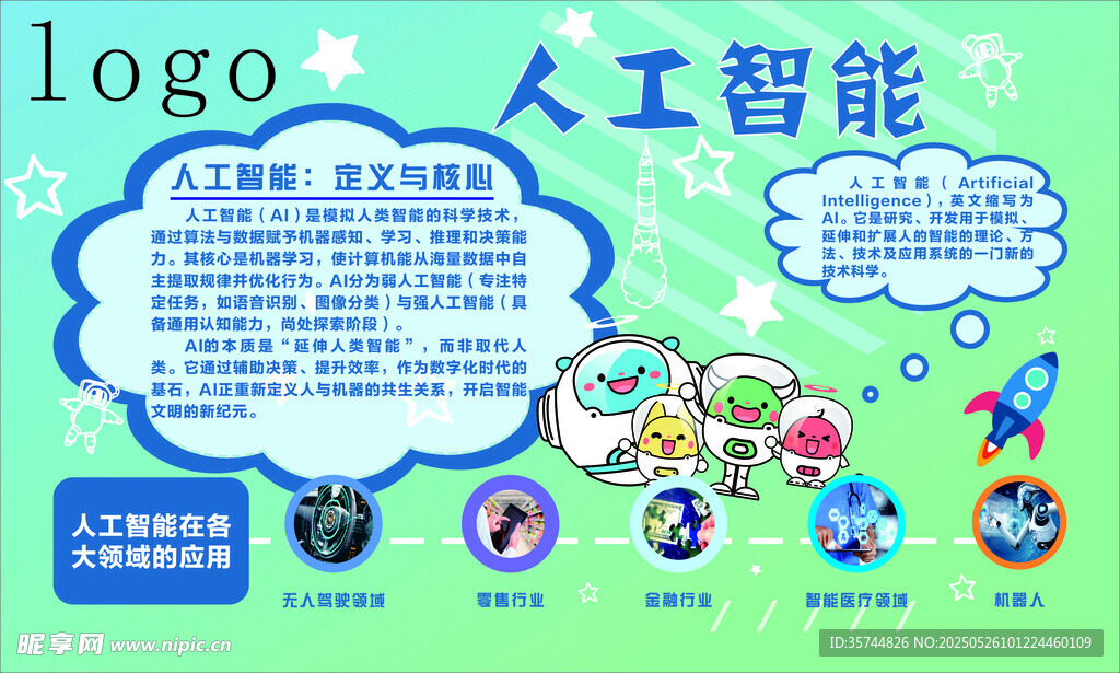 人工智能知识科普海报展板