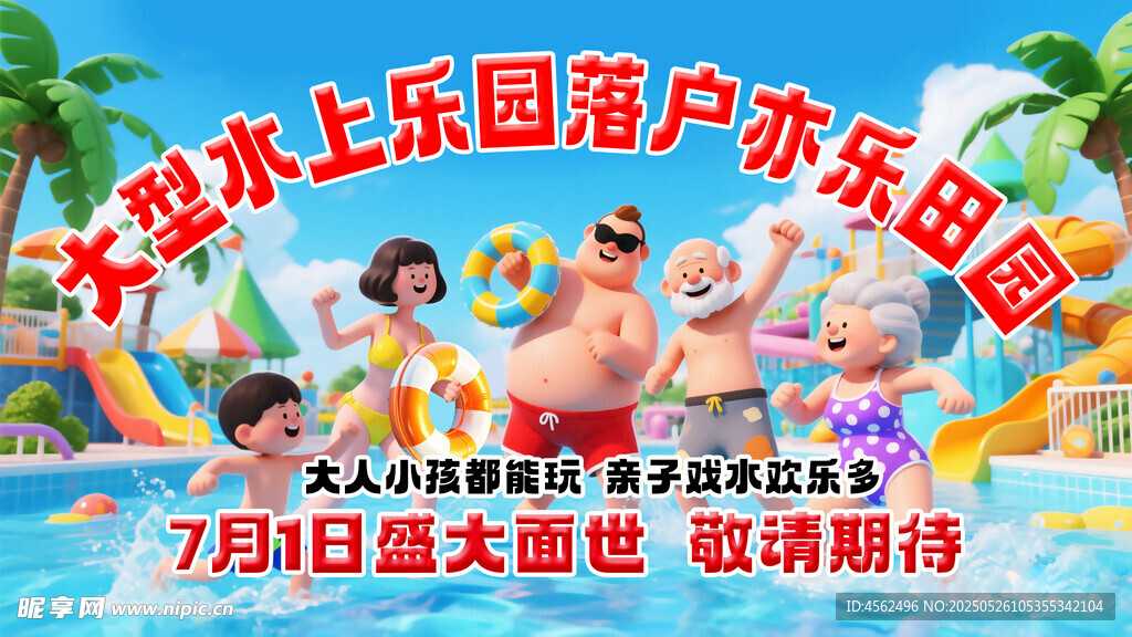 水上乐园海报