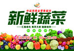 新鲜蔬菜展板设计