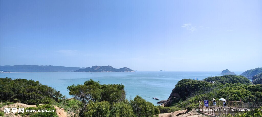 美丽海滨风光景色如画