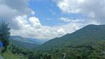 山间 蓝天白云青山 大山 