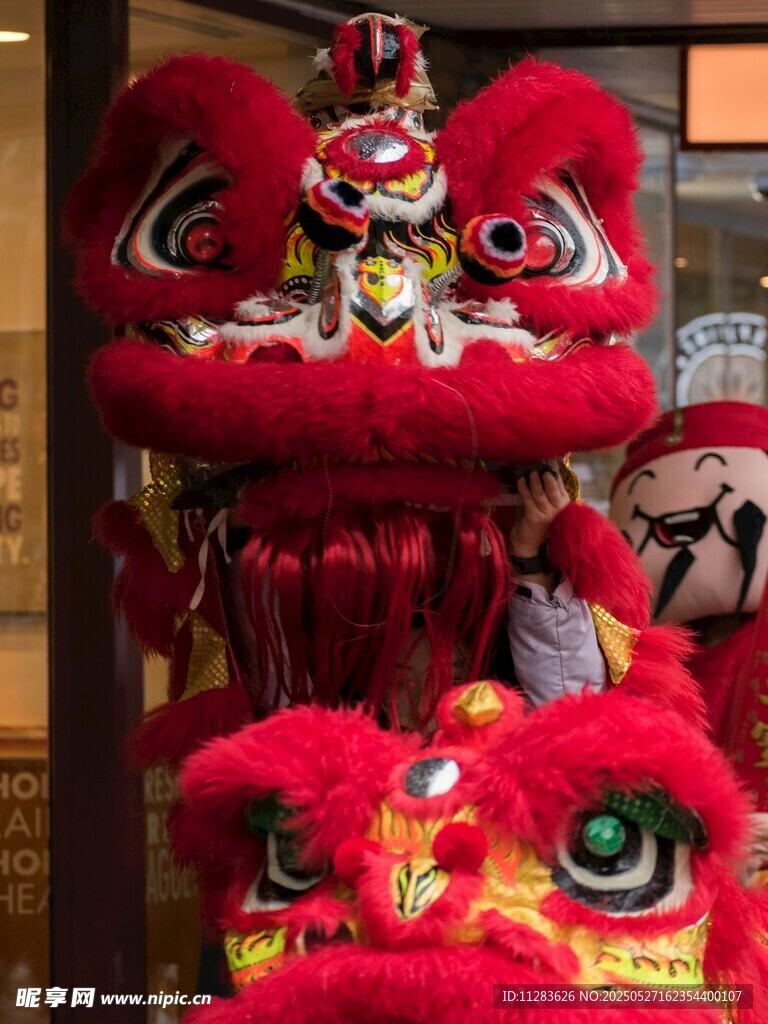 喜庆舞狮头