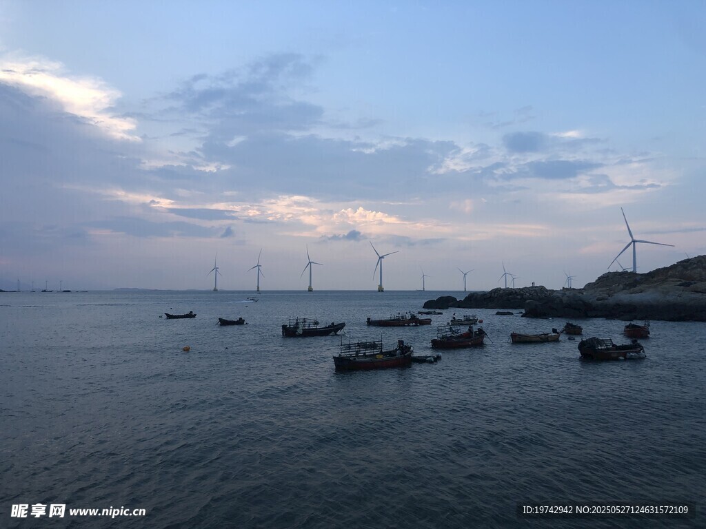 海边风车