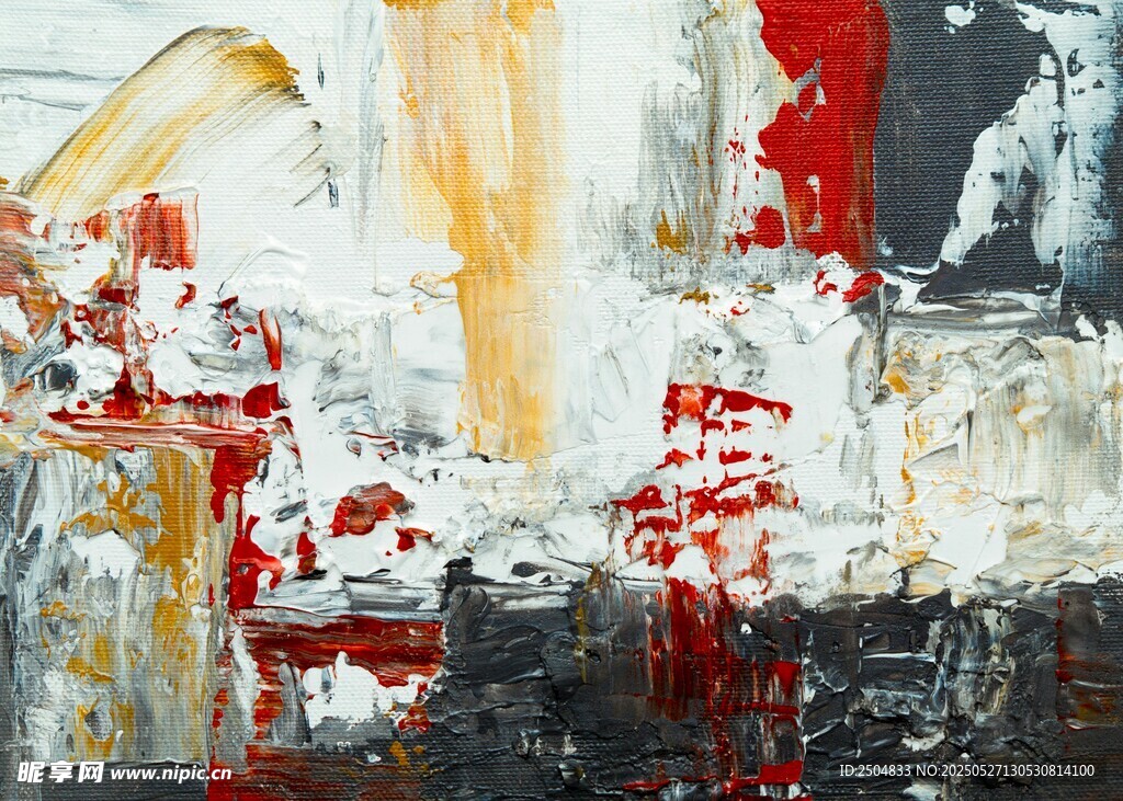 抽象艺术油画作品展示