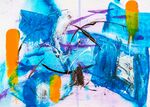 抽象多彩艺术画作展示