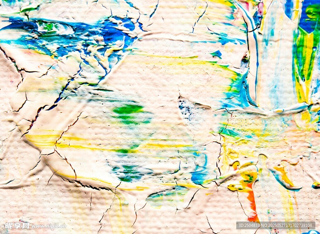 抽象多彩纹理艺术画作