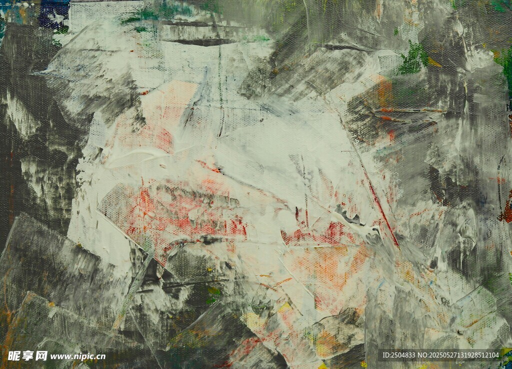 抽象艺术画作纹理展示