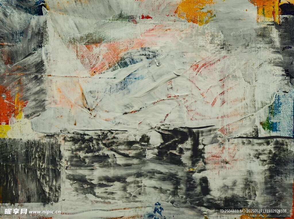 抽象艺术画作展示