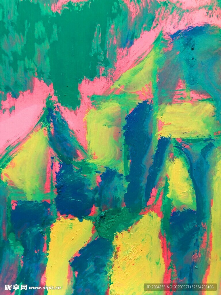 抽象多彩艺术画作