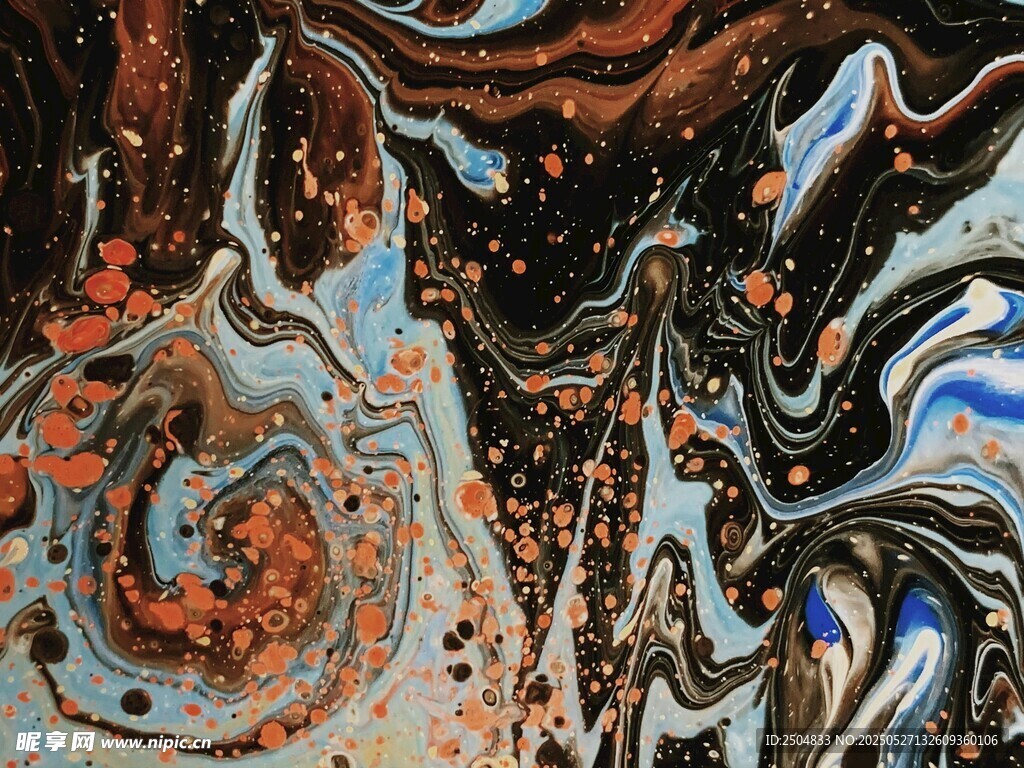 抽象流体艺术纹理图案
