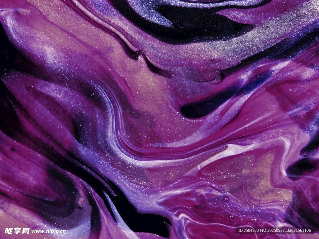 梦幻紫色流体艺术纹理