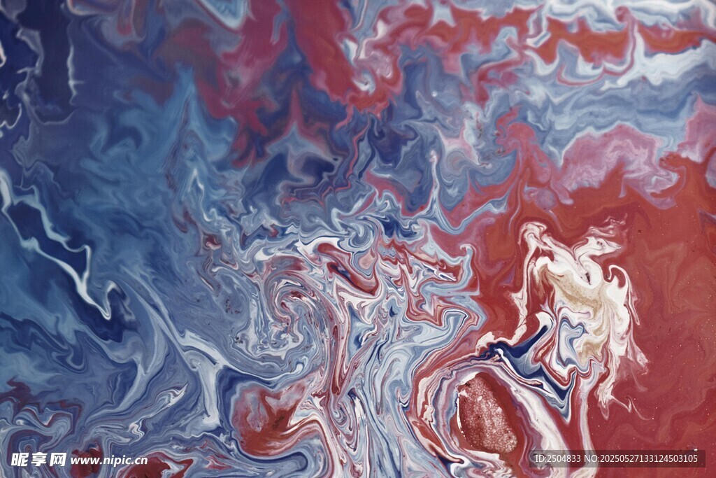 抽象流体艺术画作