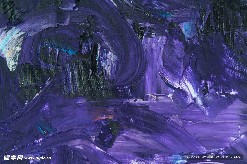 梦幻紫色奇幻森林场景