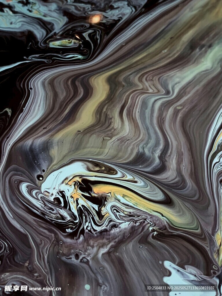 抽象流体艺术纹理画面