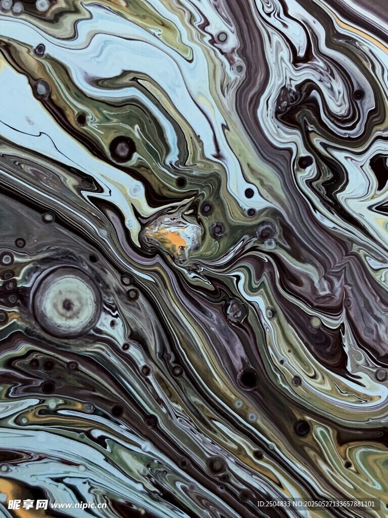 抽象流体纹理艺术图案