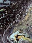 抽象奇幻水墨风格艺术画面