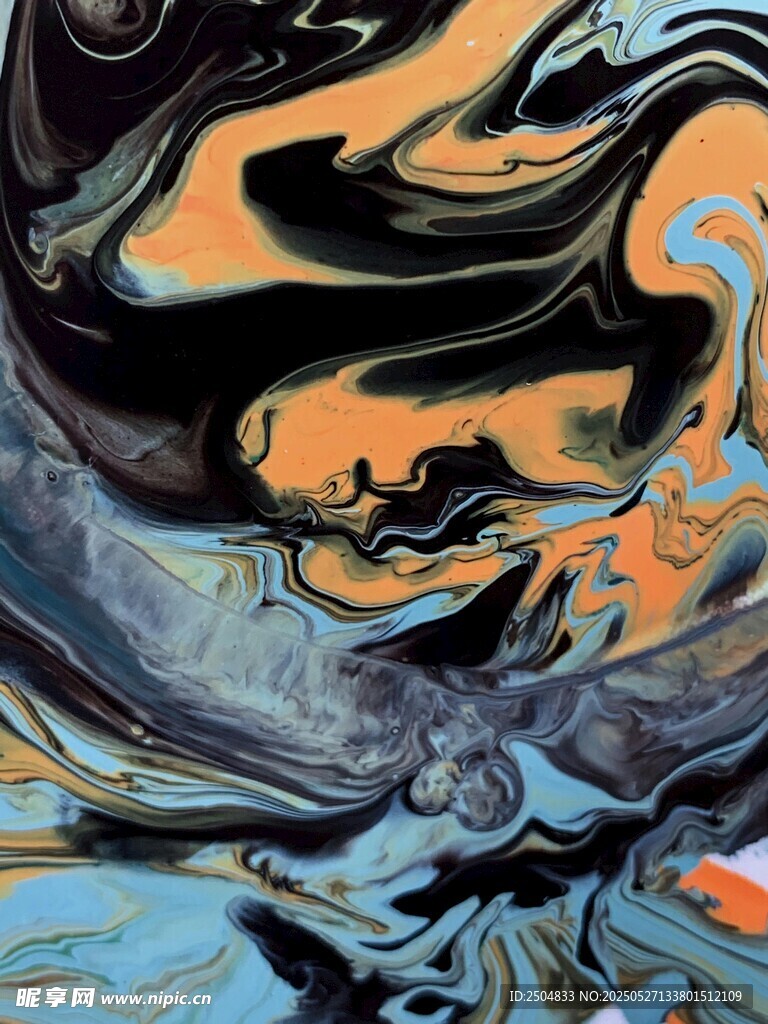 抽象流体艺术图案