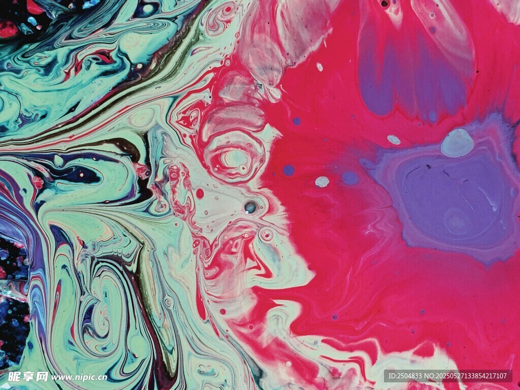 抽象流体艺术色彩图案