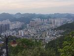 山城城市景观俯瞰图